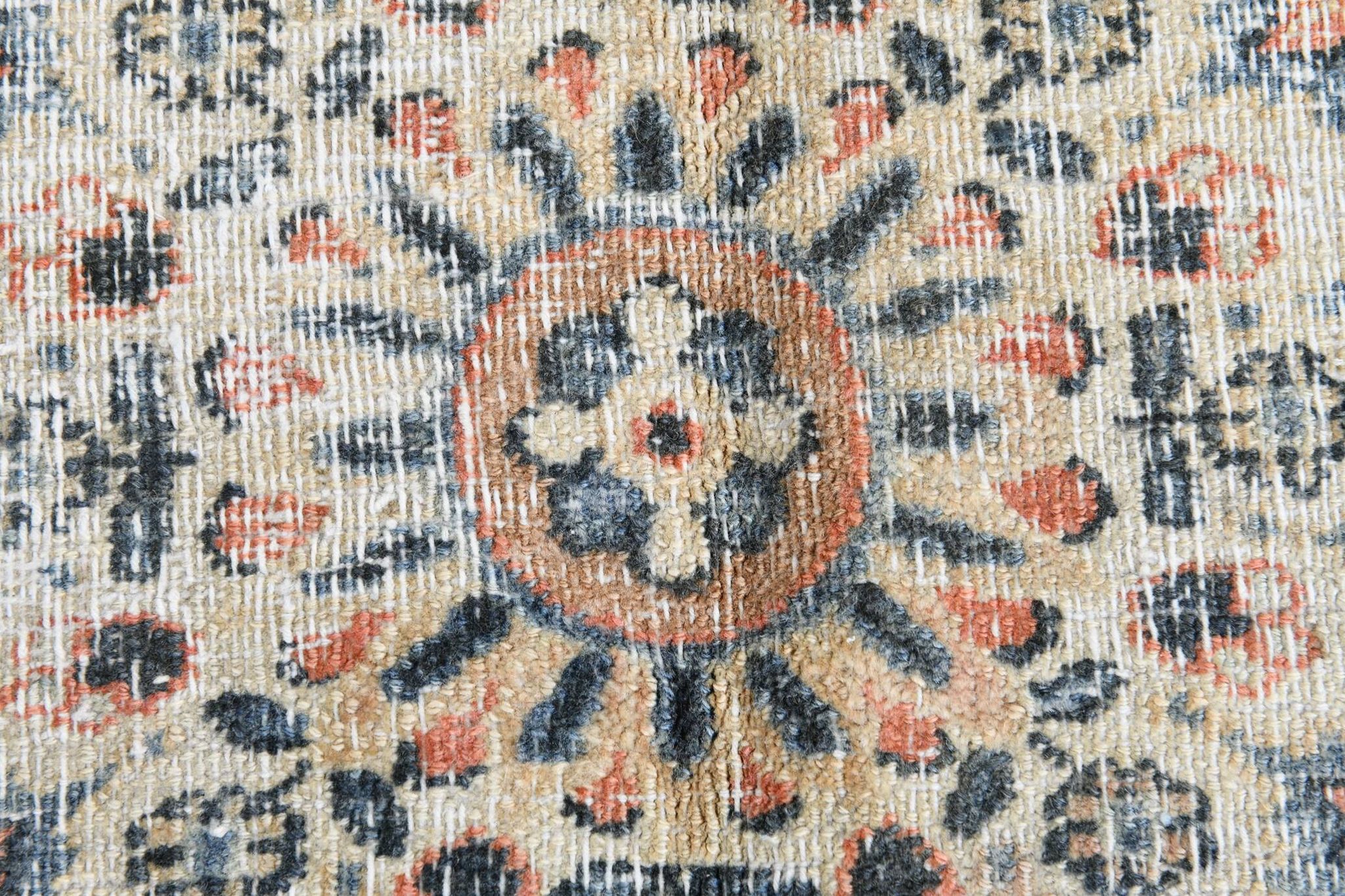 Tapis persan classique antique bleu clair 10x13, 296x386 cm