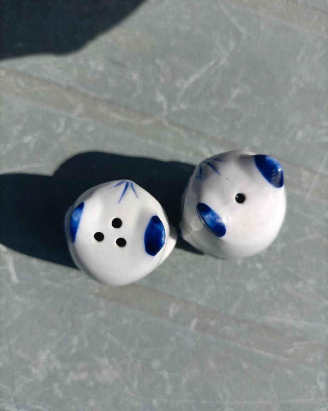 Ceramic Salt and Pepper Shaker Owls