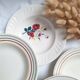 St Amand, Gien, Vintage soup plates