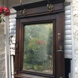 Door coat hat and door parapluise with ice