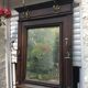 Door coat hat and door parapluise with ice