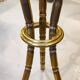 Maison Jansen style bronze bamboo pedestal table