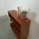 Noten fineer boekenkast LP kast met legplanken nr. 1