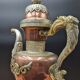 Tibetan ceremonial copper teapot aftaba dragon ewer