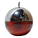 Ice bucket in the shape of an apple, chrome metal and red Bakelite, France, 70s