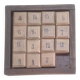 Antique wooden sliding puzzle - Popular art from the late 19th century - Complete
