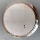 Duo of sub bouteilles or metal and ceramic coasters