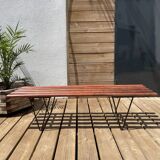 50s slatted bench by Robin Day for Hille
