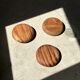 Bowl or monoxyl teak cut d:25.5