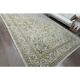 1960s Vintage Persian Handmade Wool Cotton Beige Area Rug 292x395