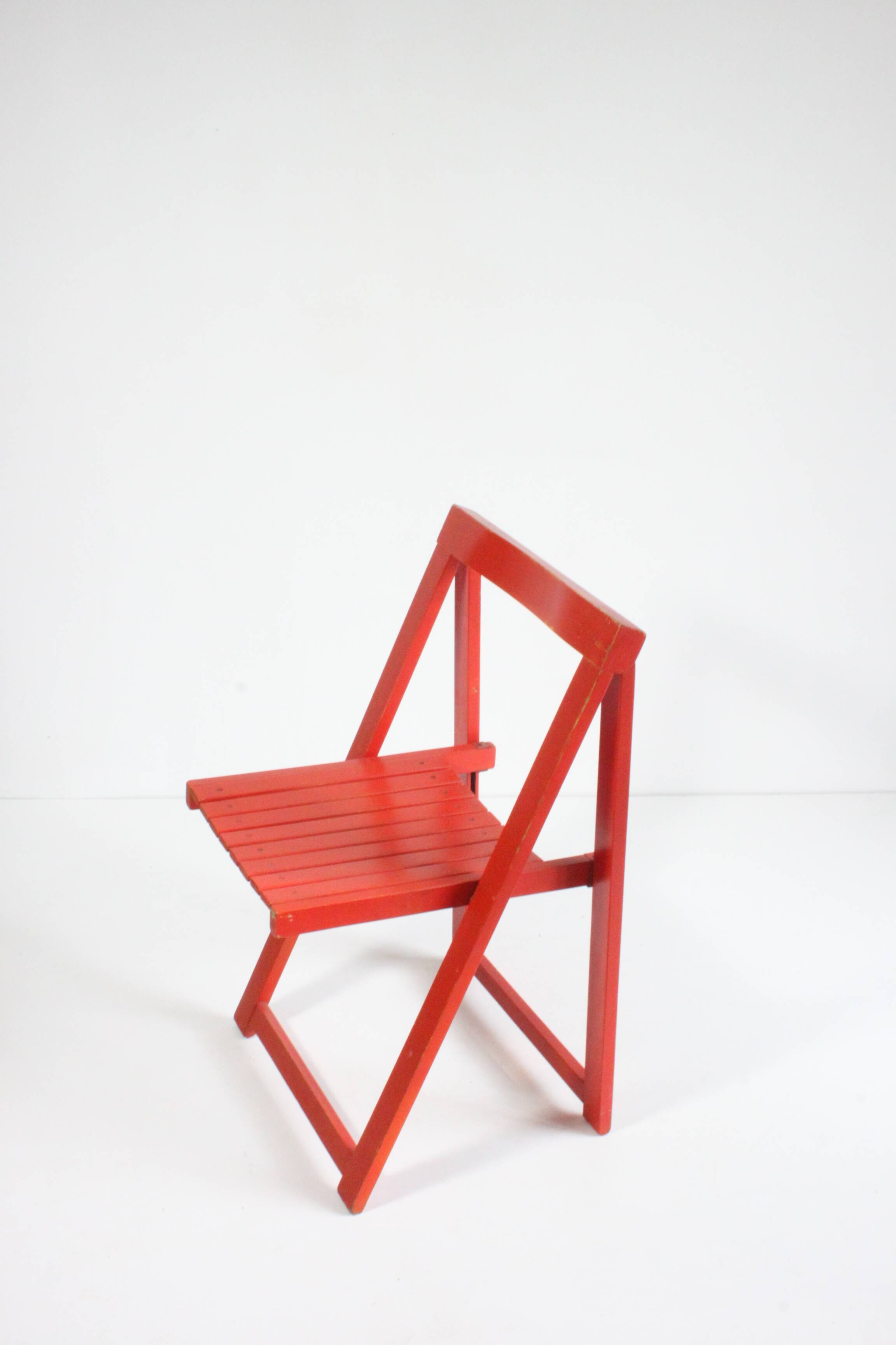 Vintage wooden folding chairs 1960s