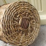 Handmade antique wicker basket