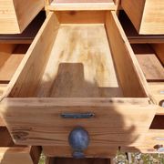 meuble de métier en bois, meuble à tiroirs