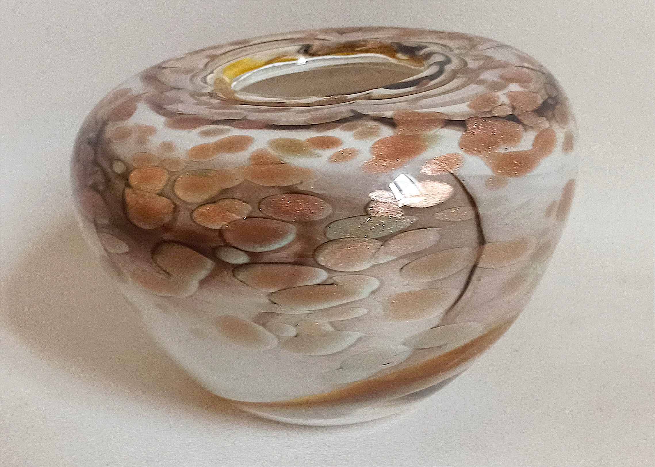 Speckled Murano vase Width 22 cm