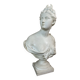 Buste de femme en Biscuit signé