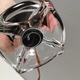 Glass table lamp, made by Swedish Flygsfors in the 1960s