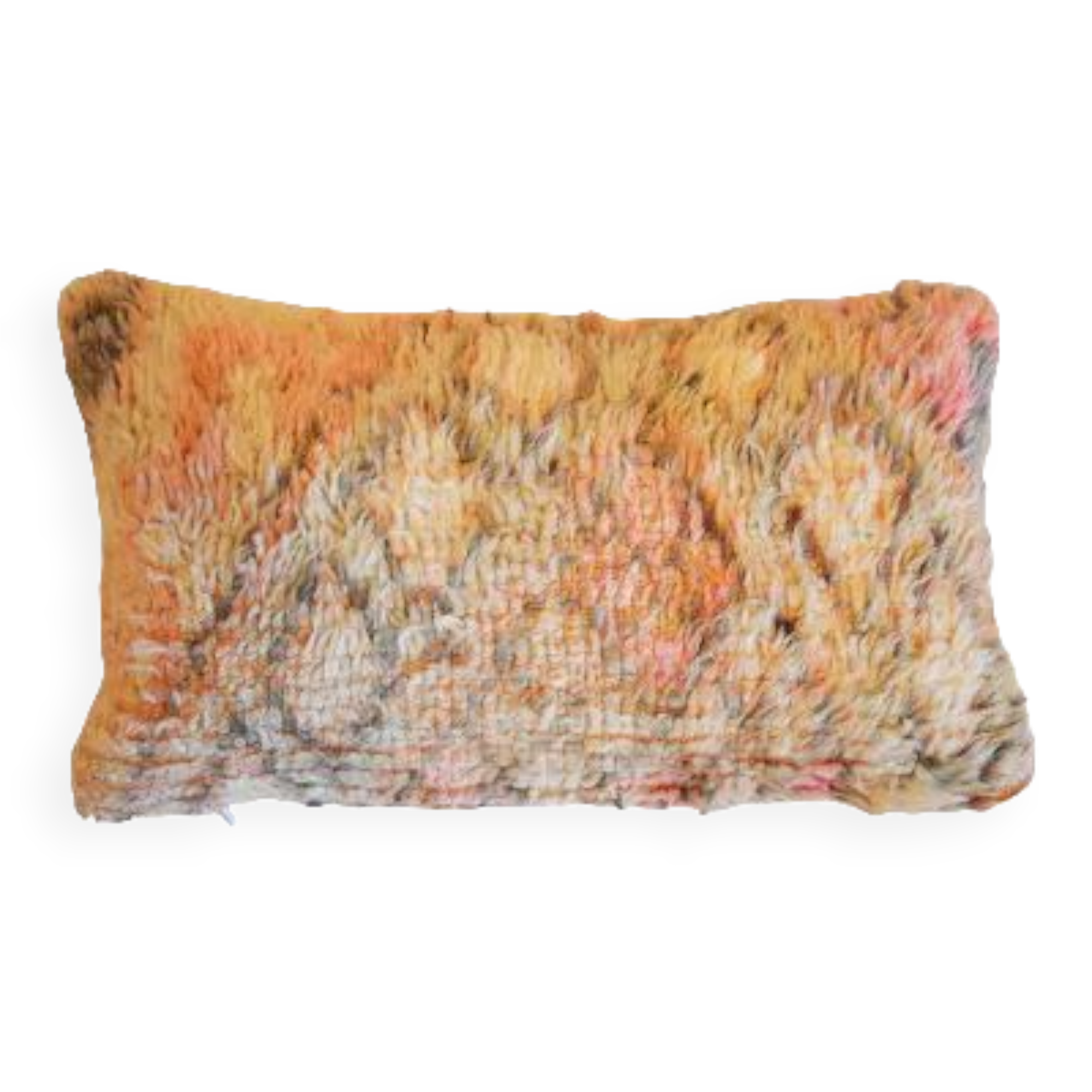 Colorful Moroccan carpet pillow 46x27cm