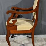 Mahogany Office Armchair, Restoration Period – Early 19th Century