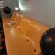 Friso Kramer 4-seater bench for Wilkhahan 60-70's