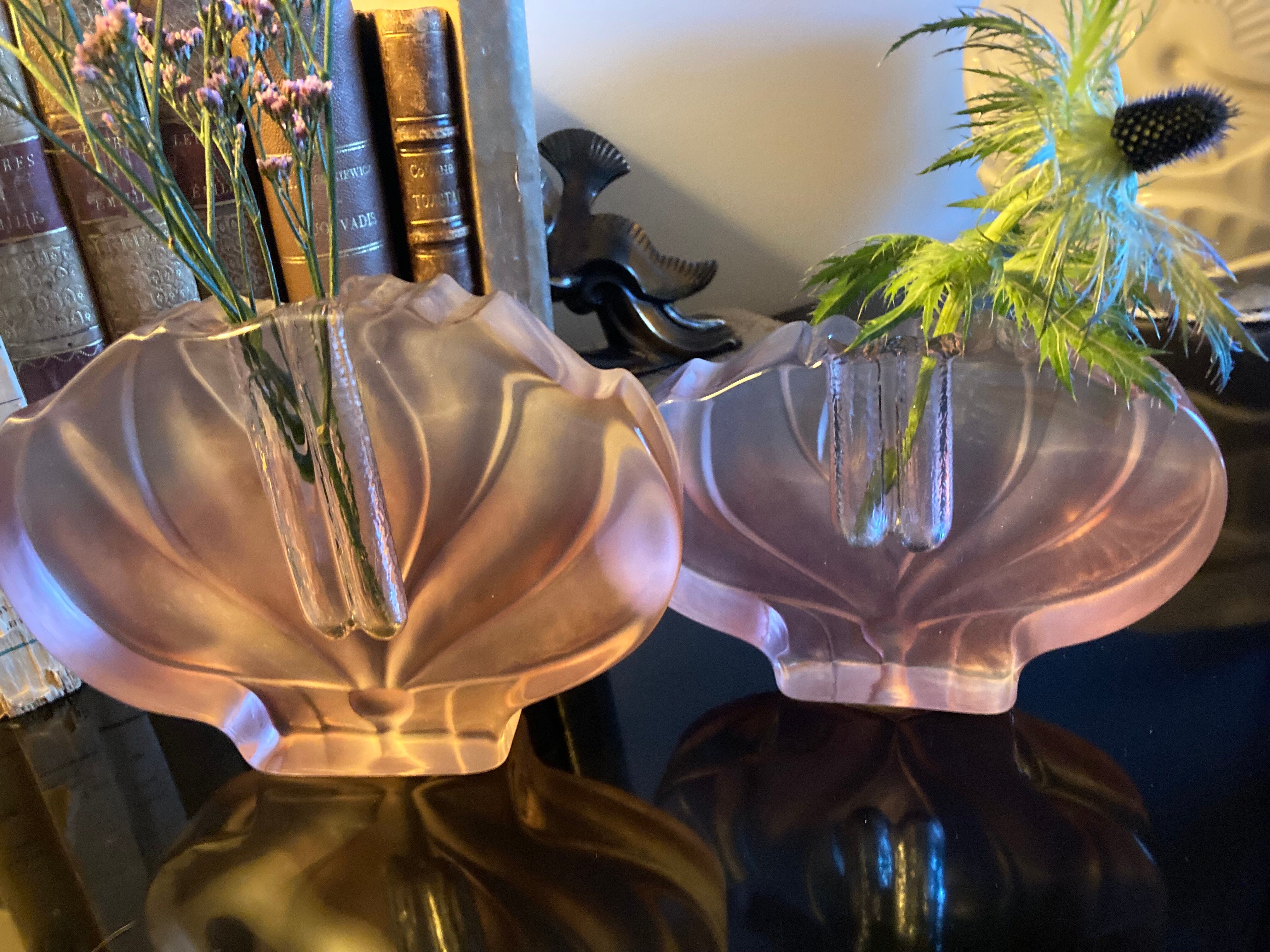 2 vases Walther glass