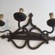 Large Wrought Iron Wall Light