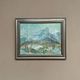 Original Swedish Oil Painting - "Nature Scene" by Maja Sjöberg - Signed - Vintage and Framed - 35.5 × 43.5 cm (14" × 17.1")