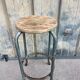 Vintage industrial stool