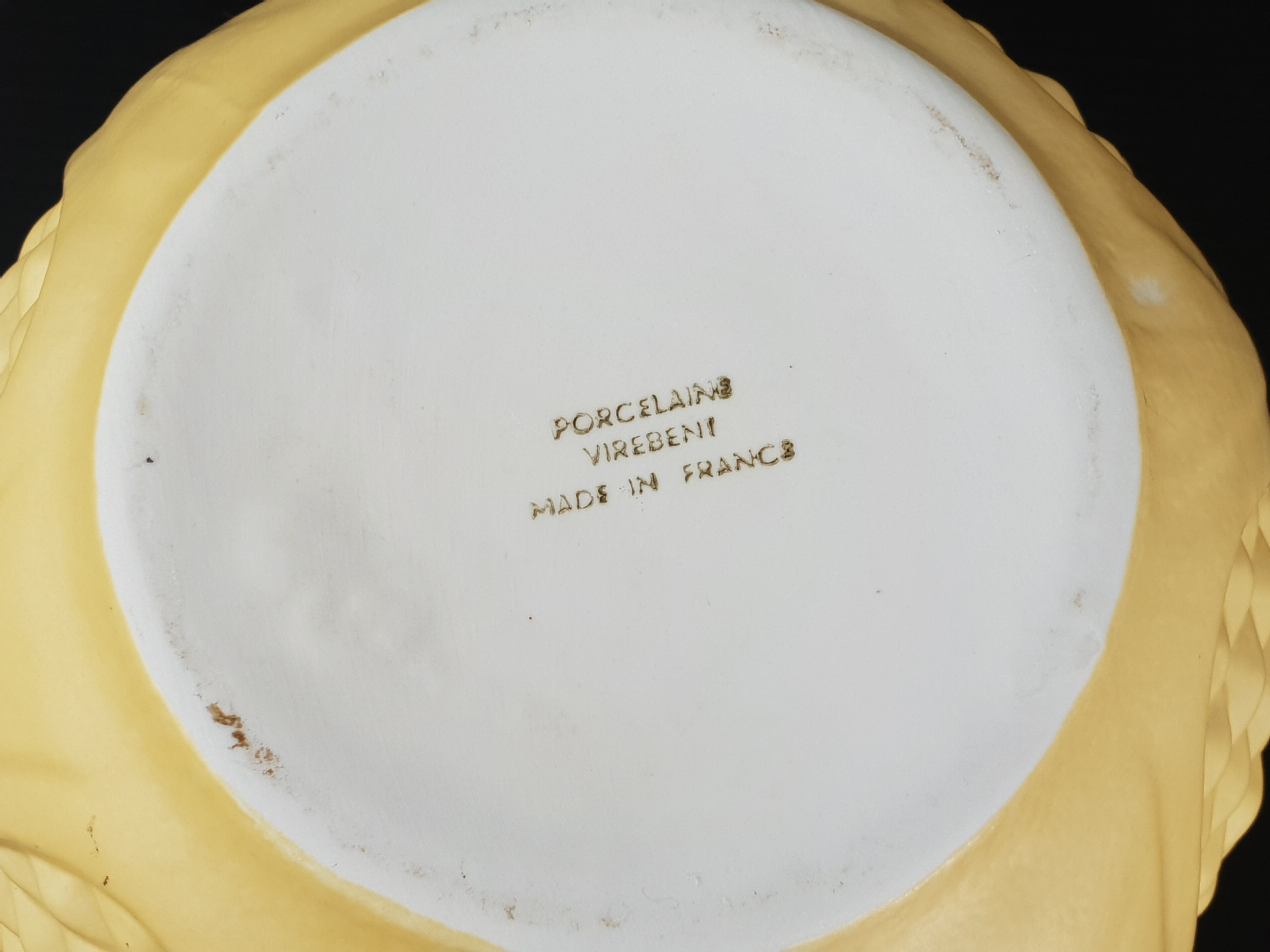 Vase Virebent 1970 vintage