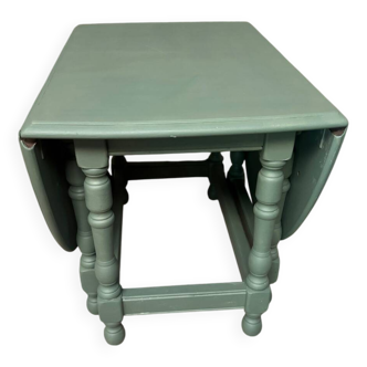 Table basse gateleg rabattable verte