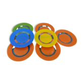 Plates Arcopal color 70s