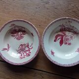 X7 earthenware soup plates Choisy le Roi