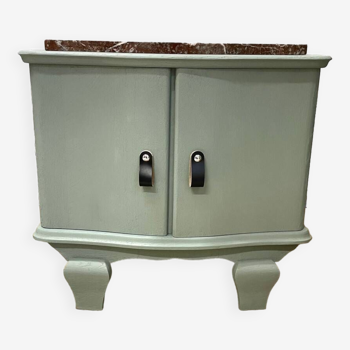 Verdigris bedside table or occasional piece of furniture