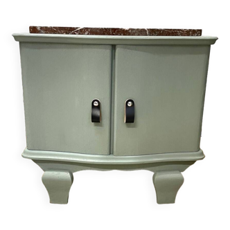 Verdigris bedside table or occasional piece of furniture