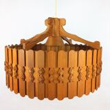 Scandinavian vintage pine suspension 1960
