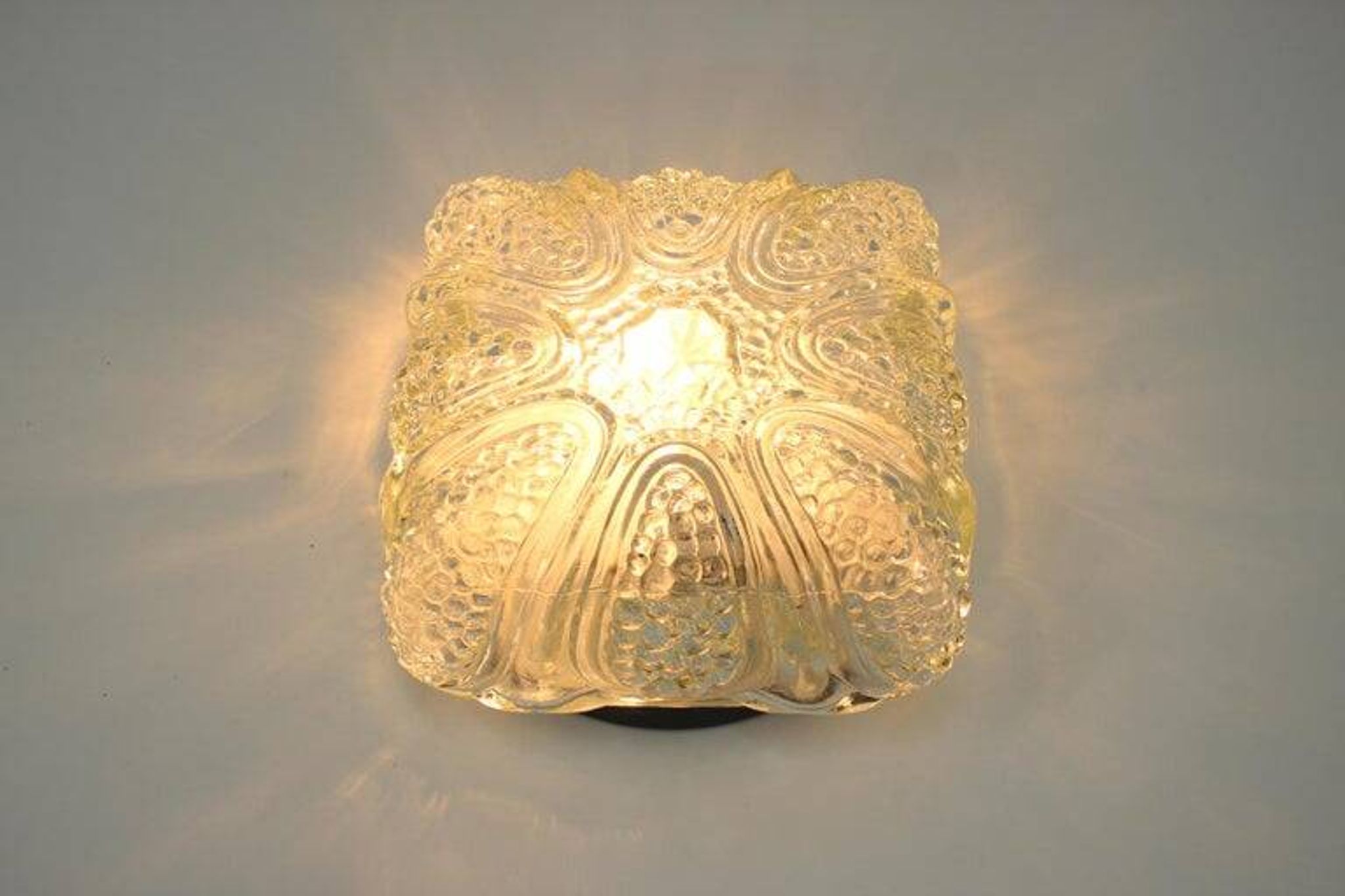 Midcentury Design Wall or Ceiling Lamp, Flush Mount, 1970s