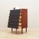 Commode en teck, design danois, années 1970, production : Danemark