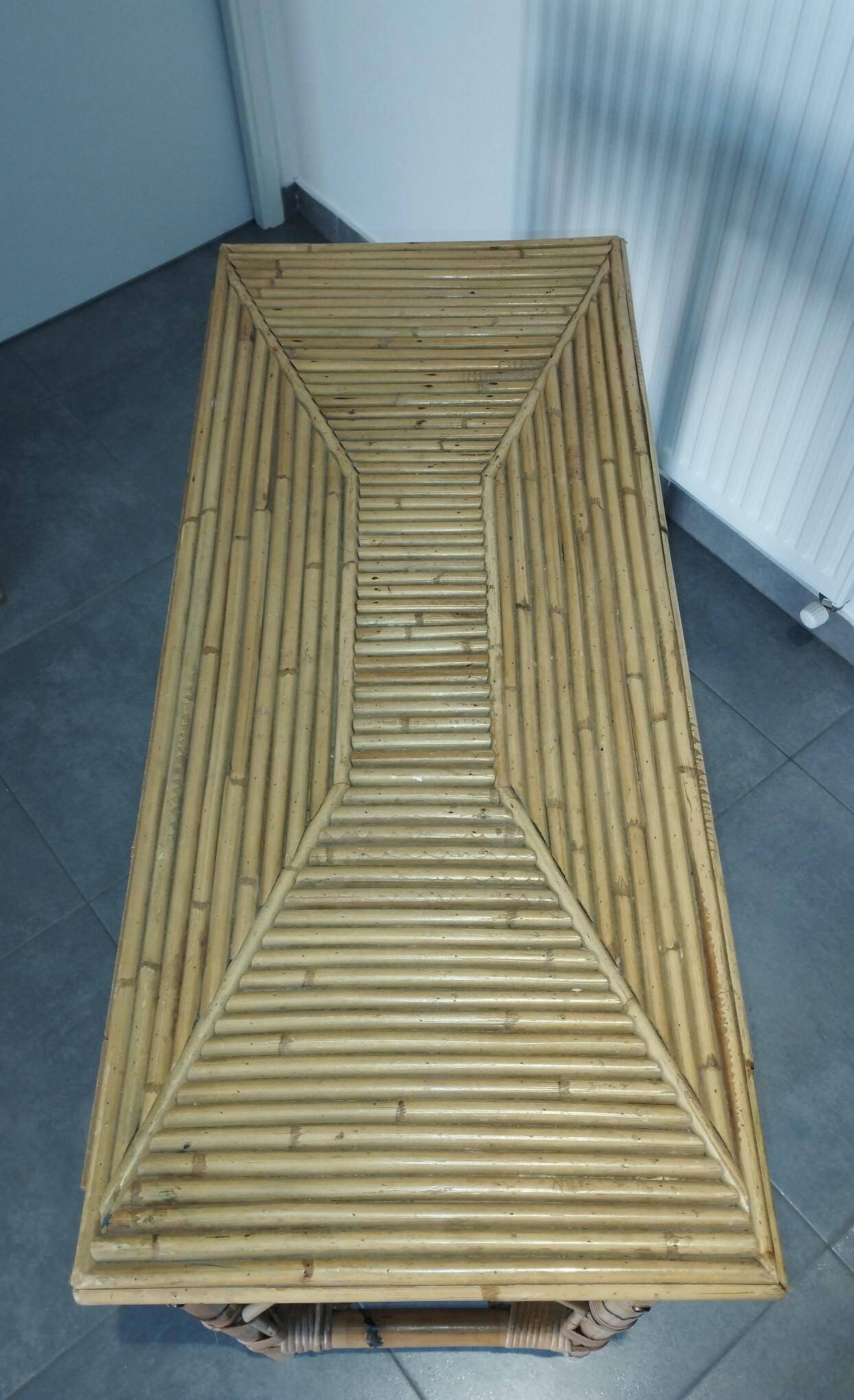 Vintage console attributed to Vivai del Sud.