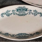 Duo of iron earth raviers of Longchamp service Lutetia late nineteenth