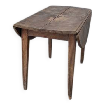 Table ovale rabattable
