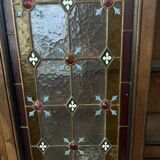 Antique presbytery display case – stained glass windows, religious inspiration