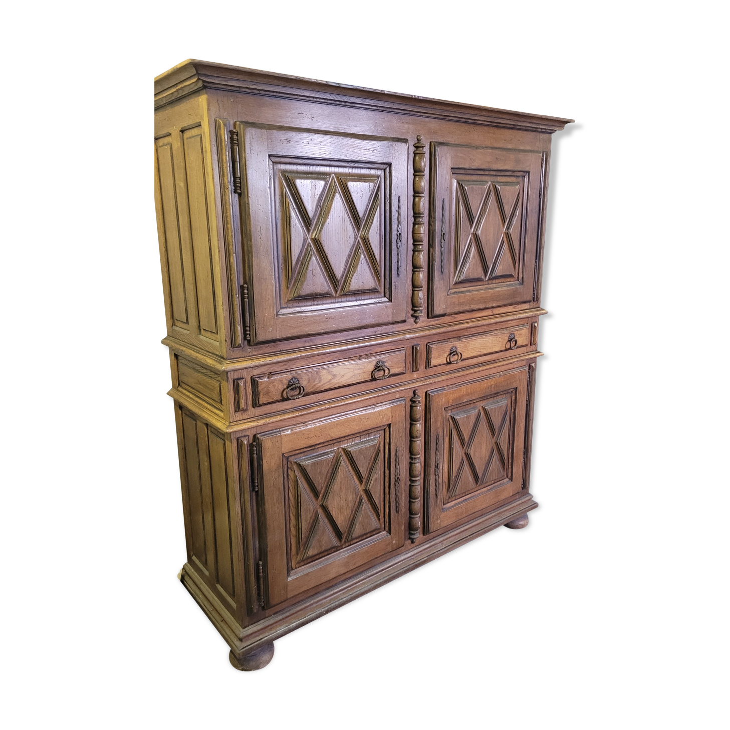 Former antique dealer Louis XIII solid oak