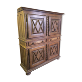 Ancien buffet d'antiquaire Louis XIII chêne massif