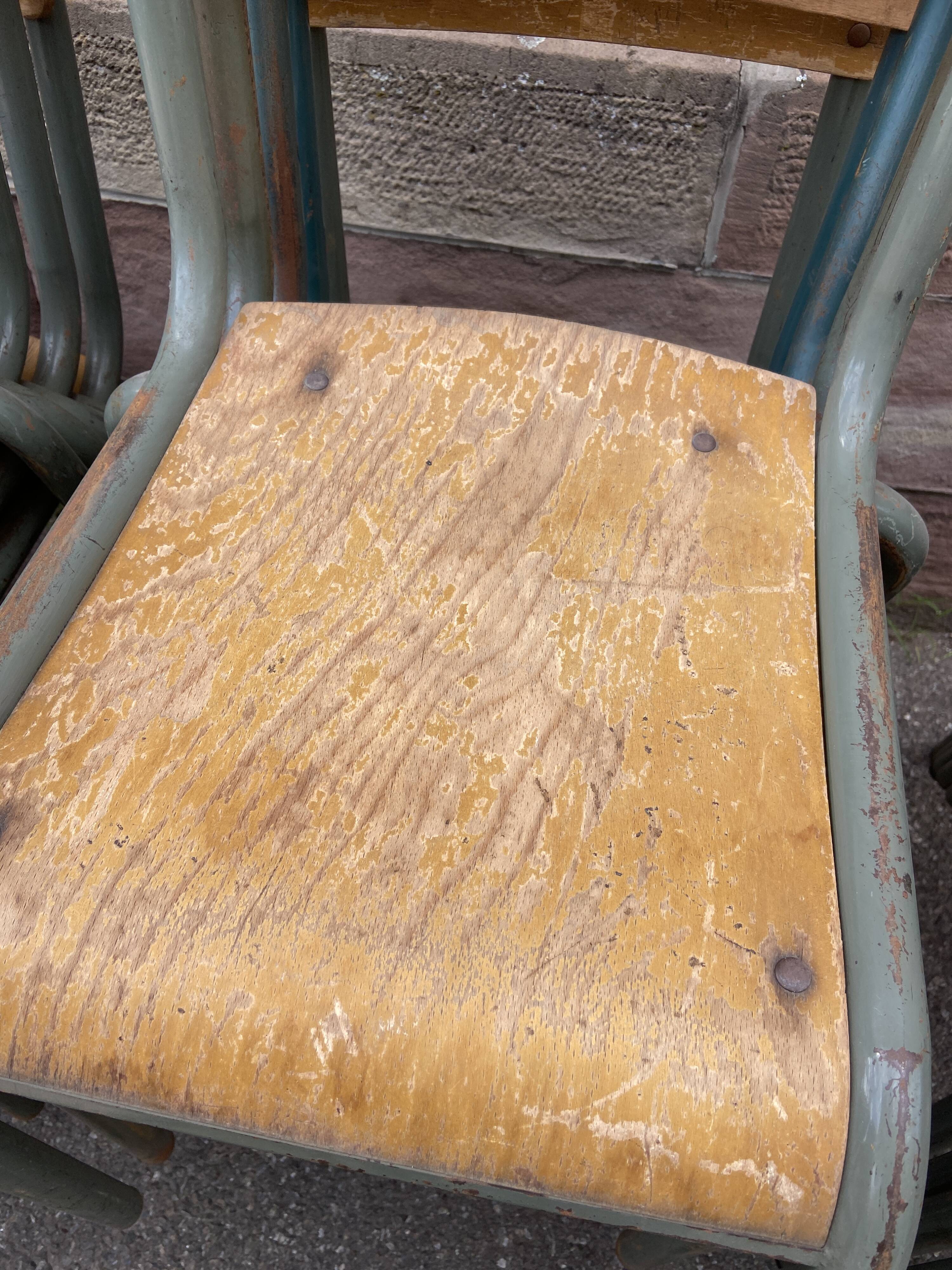 set of 40 Mullca school chairs