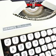 Grey Sage baby hermes typewriter