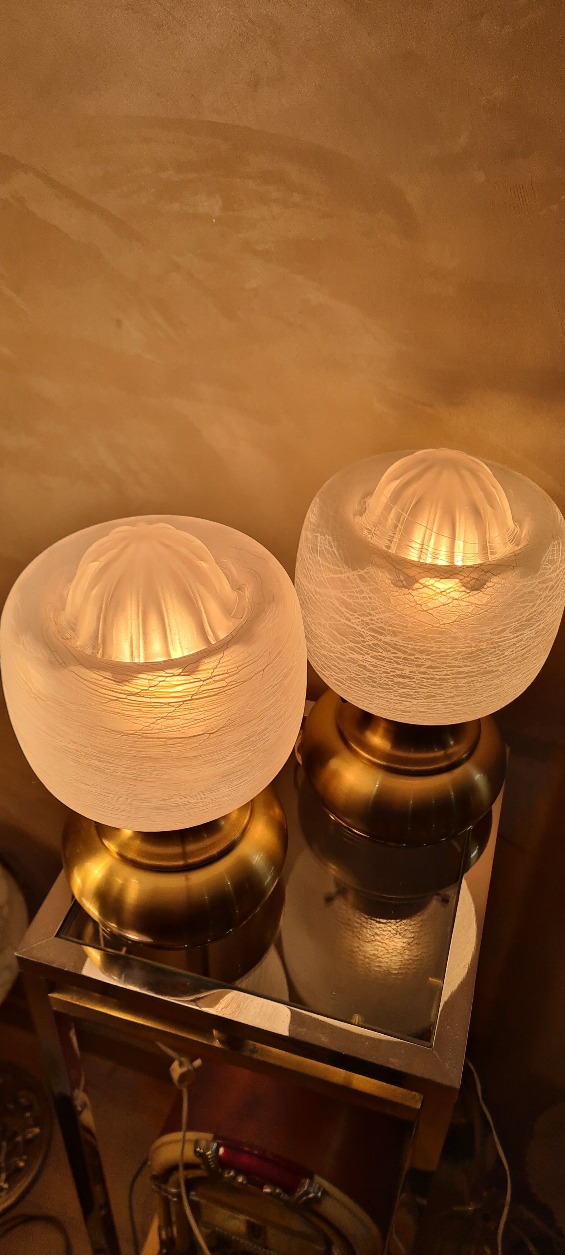 2 bedside lamps 1960