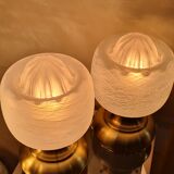 2 lampes de chevets 1960