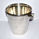 Vintage silver-plated metal champagne cooler by Reneka