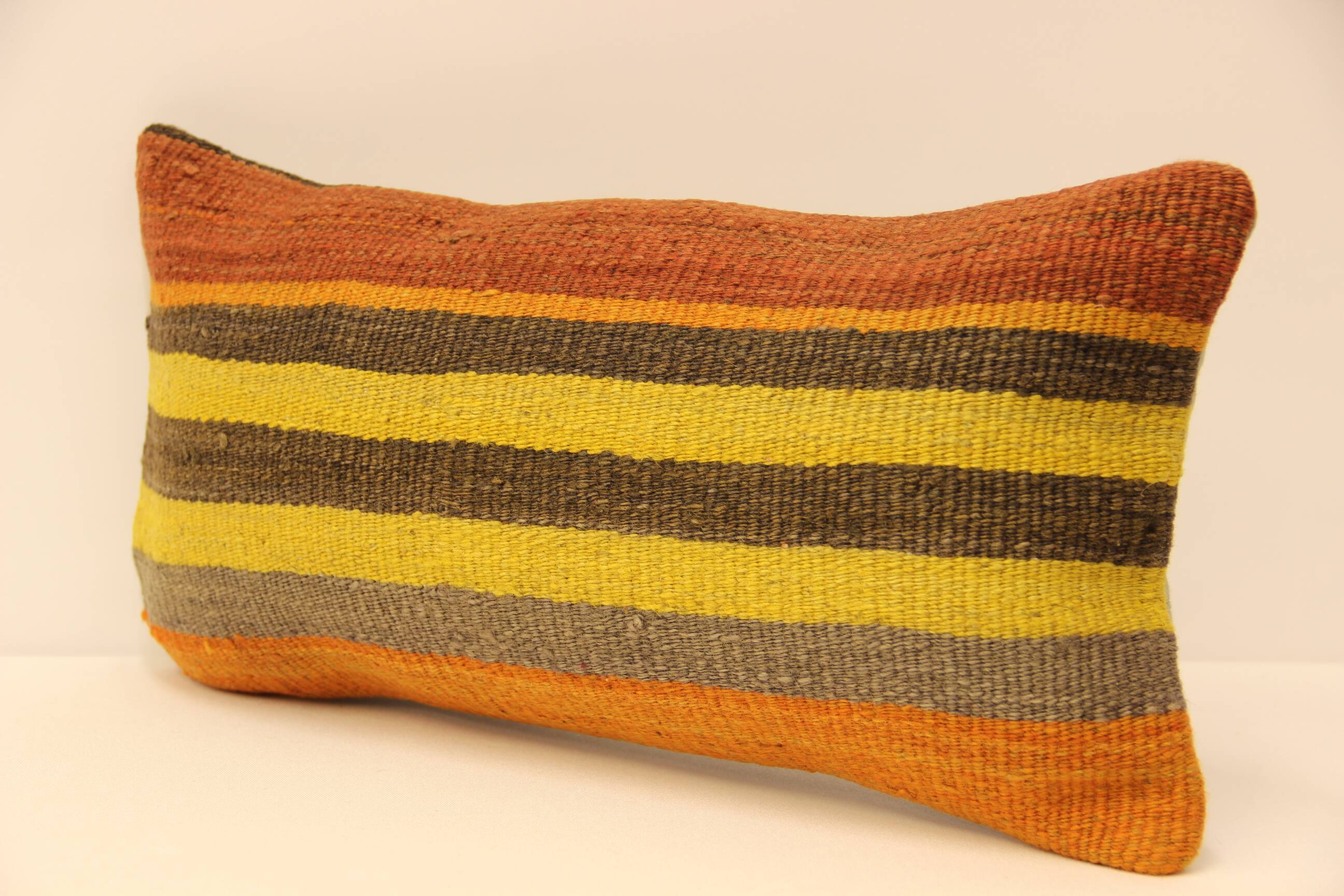 Turkish kilim cushion, 25x50 cm, ye-38