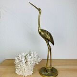 Golden brass heron