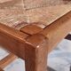 Lot de 8 chaises Reconstruction 1950 Chêne et paille